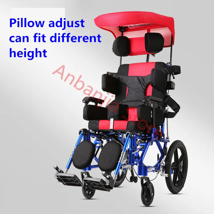 Lightest folding electric cerebral palsy children wheelchair price strong capacity wheelchair