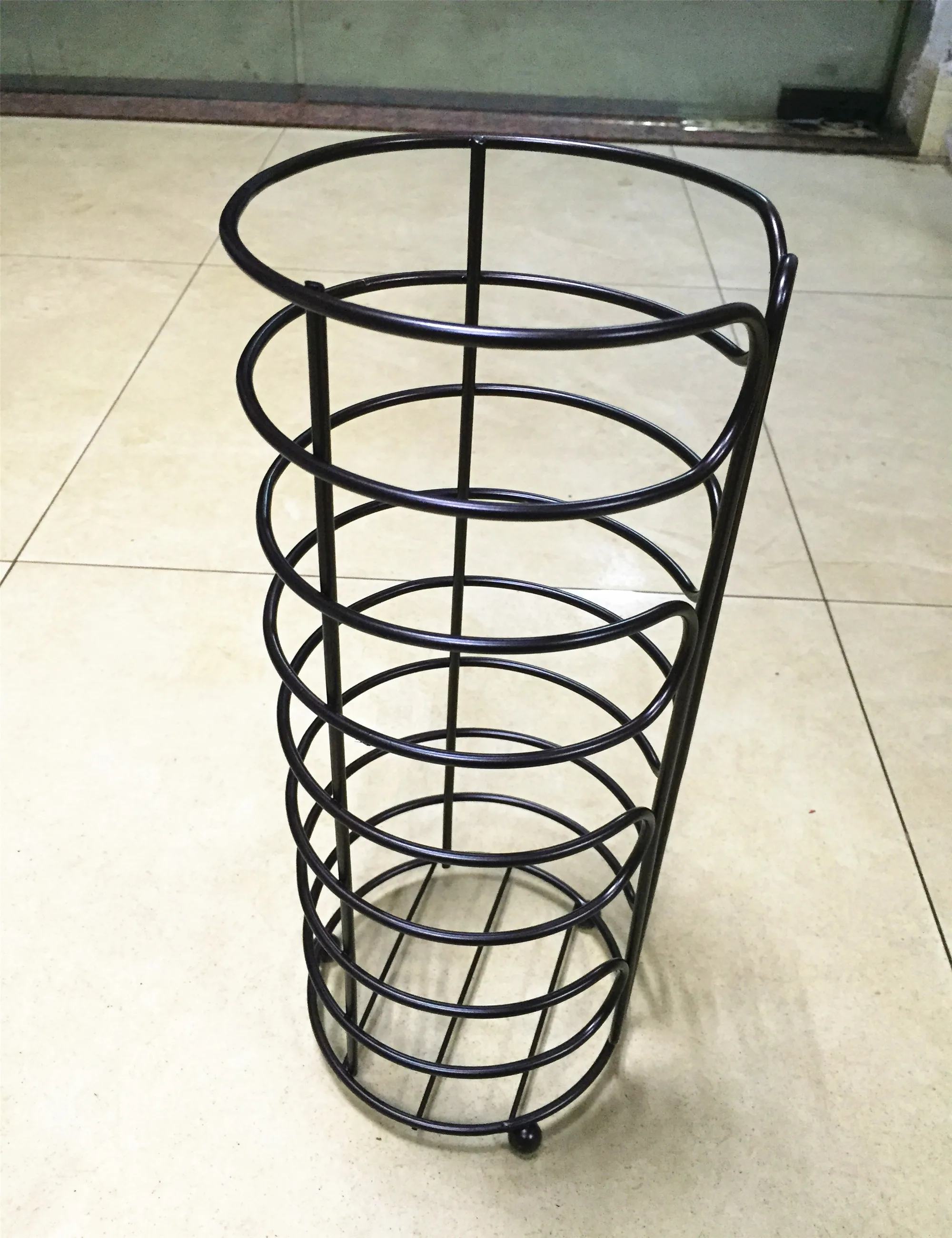 Metal Toilet Tissue Roll Reserve Bathroom, Compact Organizer, Holds 3 Paper, Bronze