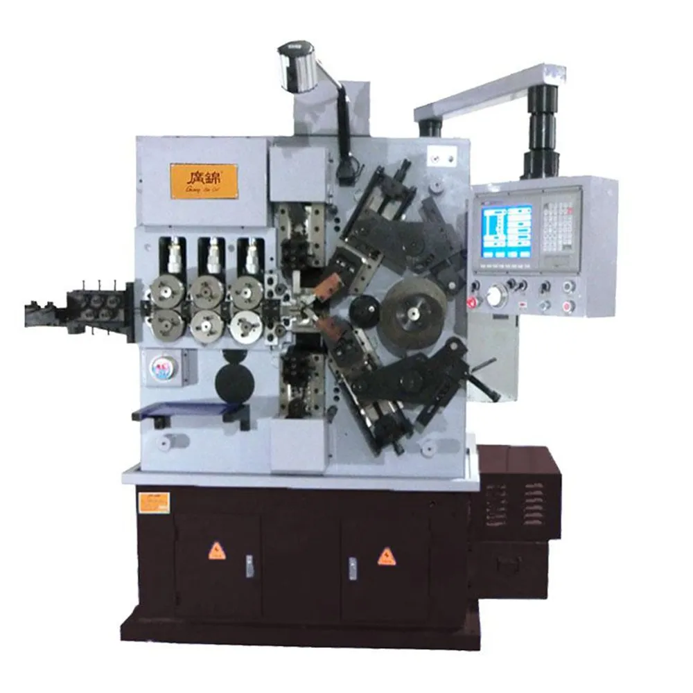 Dongguan CNC Automatic Compression Spring Machine 5 Axis 6mm Spring Coiling Winding Bending Machine