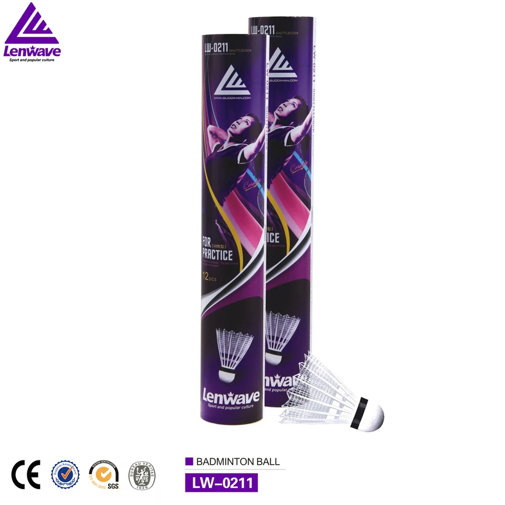 Wholesale best and good quality plastic badminton shuttlecock