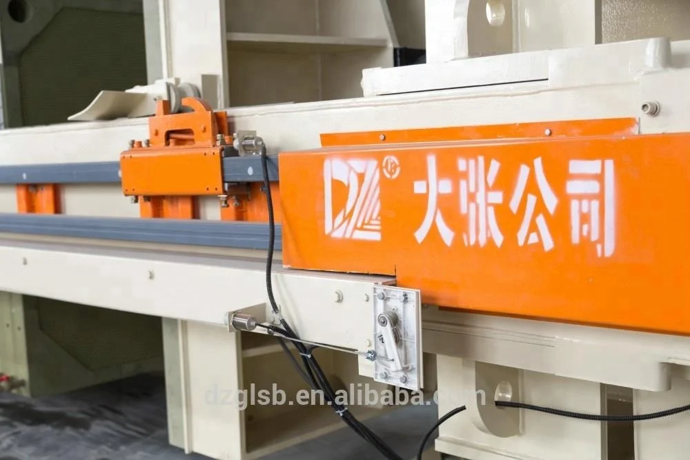 
Shanghai Dazhang Program controlled automatic filter press machine for water treatment filter machine price 