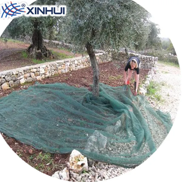 olive collecting net Safe and high quality dark green fruit picking network olive net