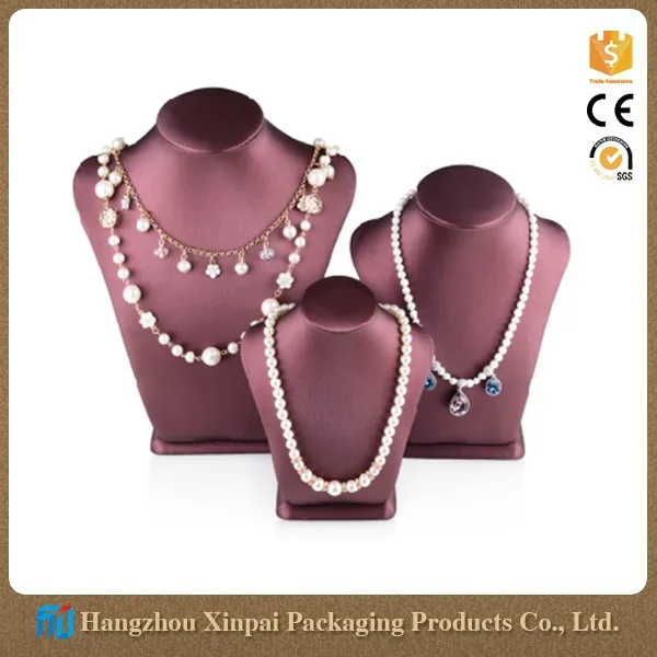 Cheap store bust jewelry display neck stands