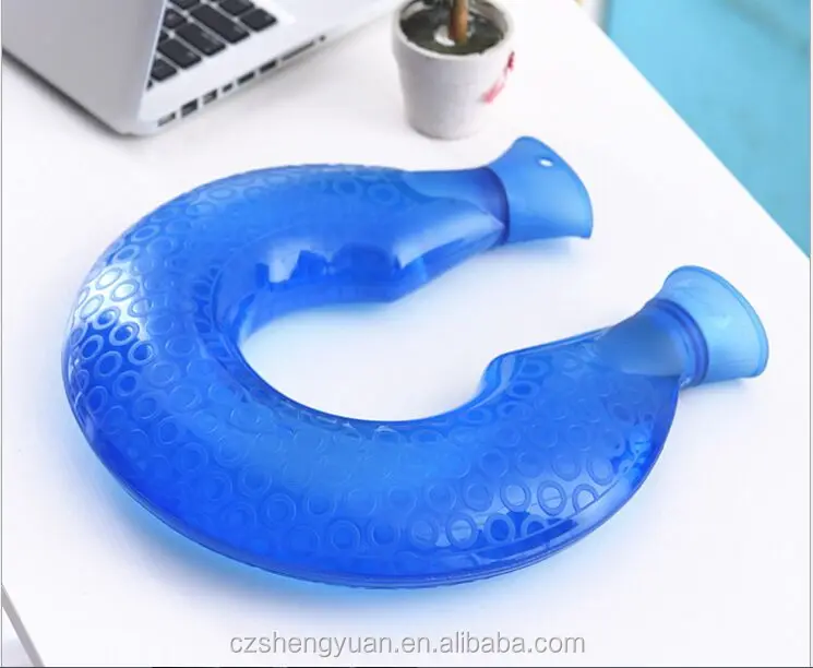 
China U shape hot water bottle with cover 