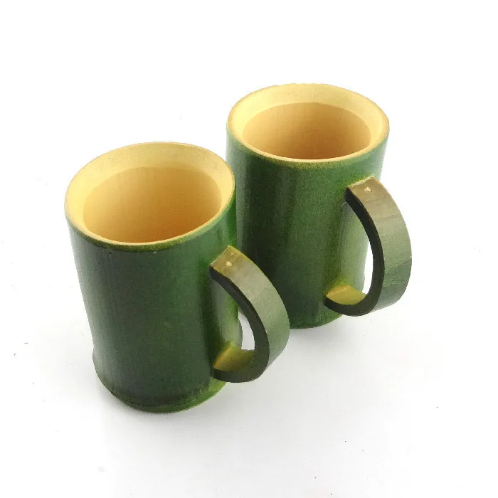 Natural bamboo cups