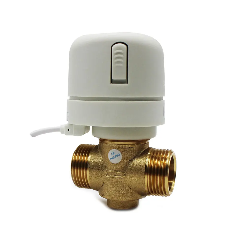 2way 3 way DN20mm thermostatic radiator valve head actuator electric thermal valve for floor water heating