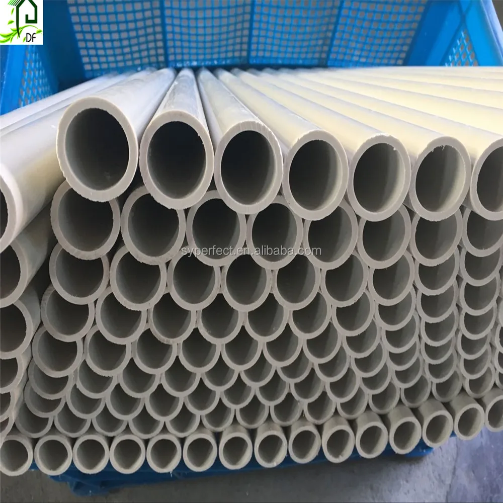 1 дюйм трубы ПВХ SCH40 ASTM D1785 ПВХ-трубы с толстыми стенками