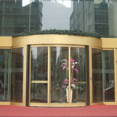 Отель запись 3 крыла Автоматическая вращающаяся дверь для супермаркета