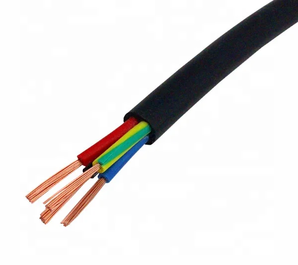 2x1.5MM 300/500V Bare Solid Copper/CCA Non flexible Flat Building Electric Cable PVC Insulation Sheath Cable Wire