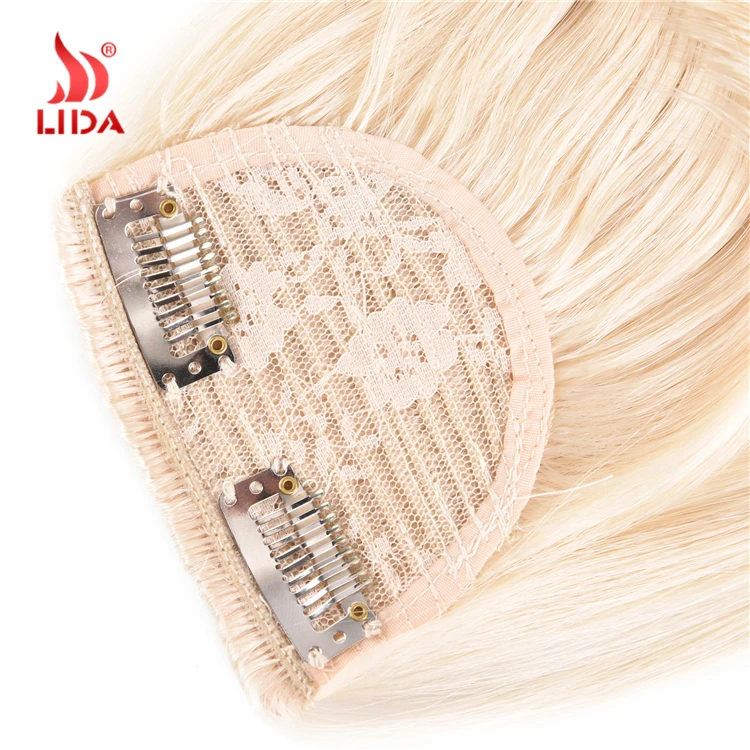
Lida synthetic Clip in hair bangs fringes blunt bangs lily hair piece 