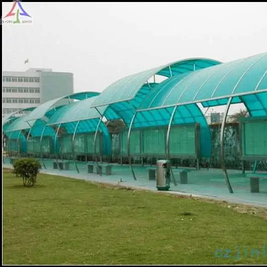 Твердые прозрачные поликарбонатные гофрированные листы кровельные панели горячая распродажа