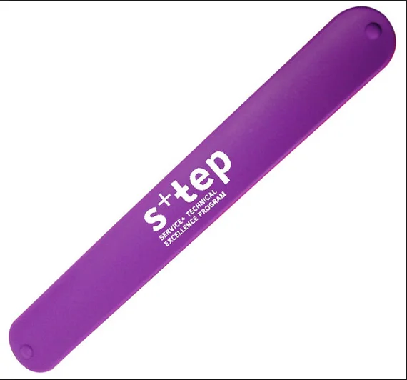 Silicone slap debossed wristband customize silicone slap band  bracelet