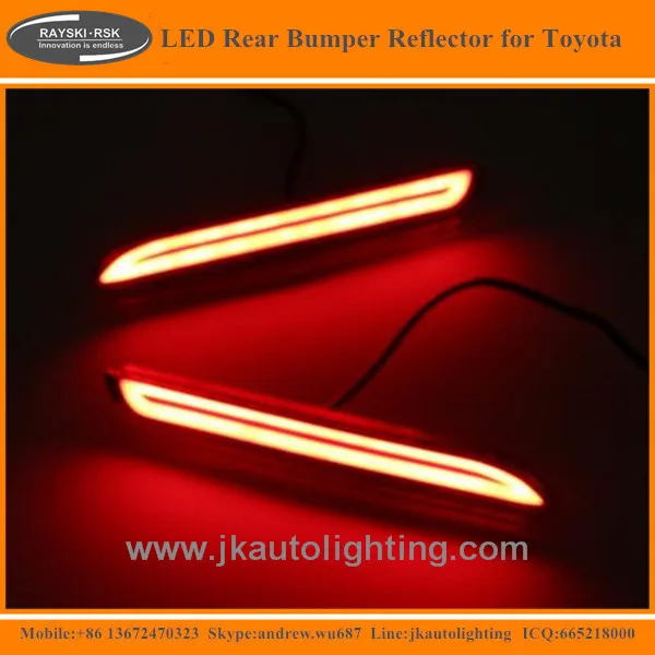 
 Высококачественный Светодиодный отражатель для заднего бампера для Toyota Wish, лидер продаж, светодиодные фары для заднего бампера для Toyota Wish 2009-2013  