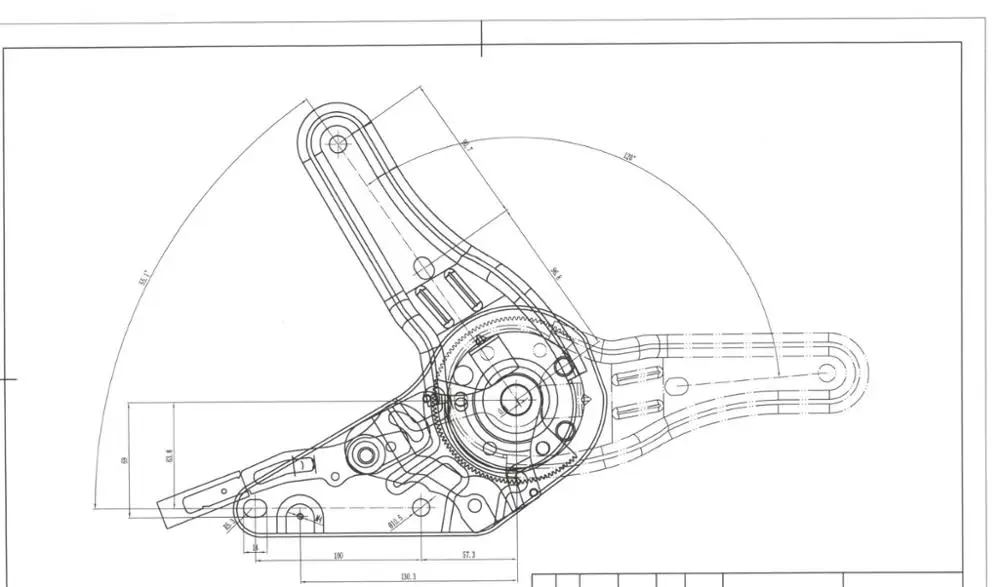 Customization vehicle seat black angle hinge for auto chair 115 degree car seat accessories