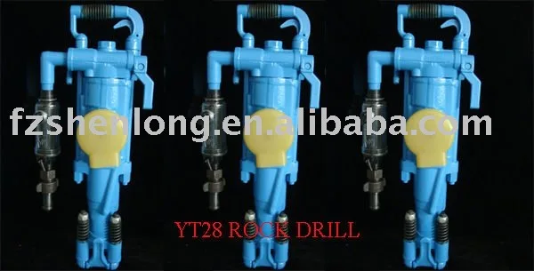 Penumatic Yt28 Hand Rock Drill Jack Hammer With Air Leg