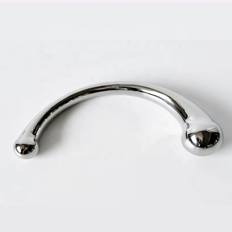 Массажная Палочка из нержавеющей стали для точки G, стимуляция пениса из чистого металла, Анальная пробка для стимуляции P-Spot, фаллоимитатор