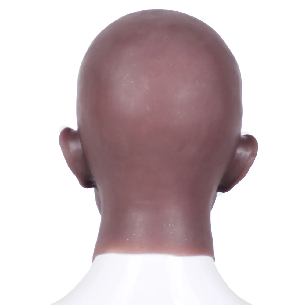 Disguise Masquerade For Man Feminine Silicone Female Headwear Realistic Goddess Face For Halloween Crossdresser