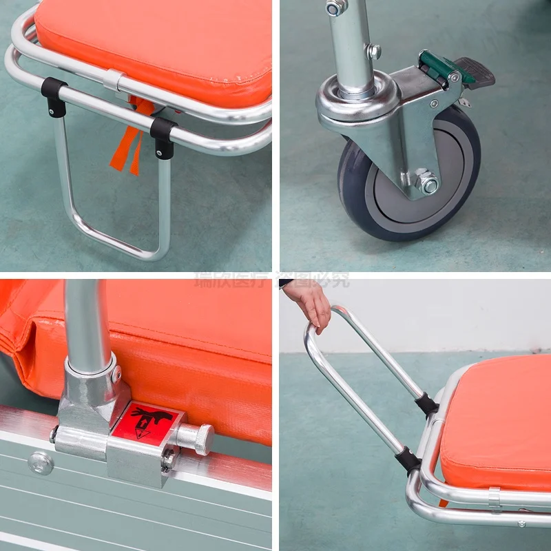 
Emergency Patient Transfer Ambulance Stretcher Trolley Manufacturer in China 