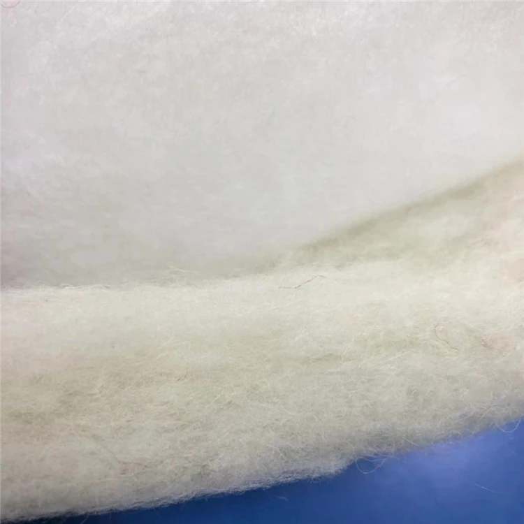 
wholesale double sided white microfiber bamboo cotton quilt batting women quilted thermal insulation fabric in cotton material 