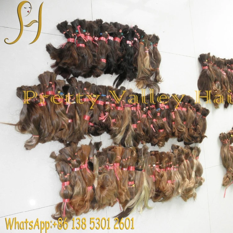 Необработанные человеческие волосы без спутывания, 100% русские волосы, светлые нановолосы