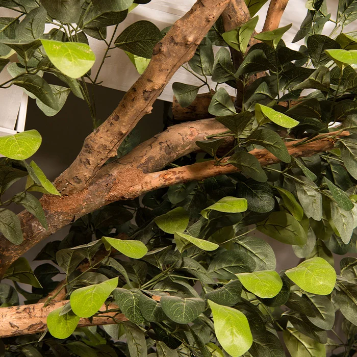 China Factory Fake Plastic Restaurant Decoration Artificial Tropical Fruit Jackfruit Trees