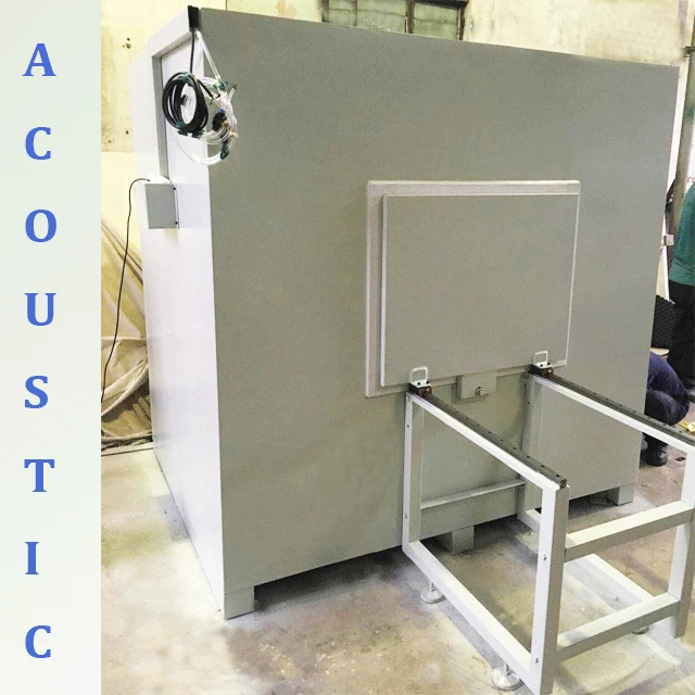 
sound isolation for testing noise cover rf anechoic chamber mobile audiometric box 