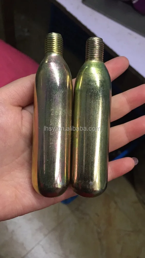 China disposable seemless micro gas deposited high pressure small co2 cylinder