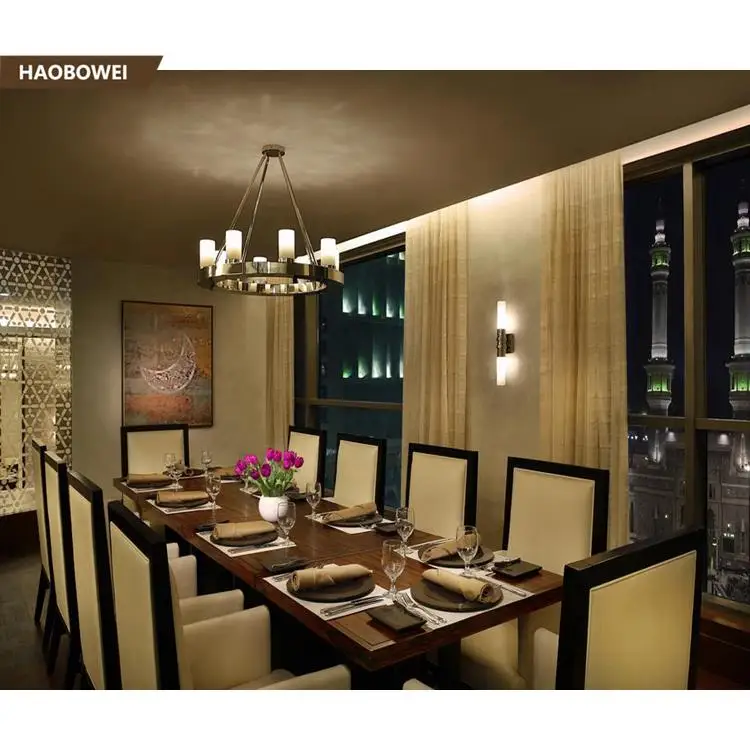 Rubber wood and stone oval dining table made in china for apartment furniture