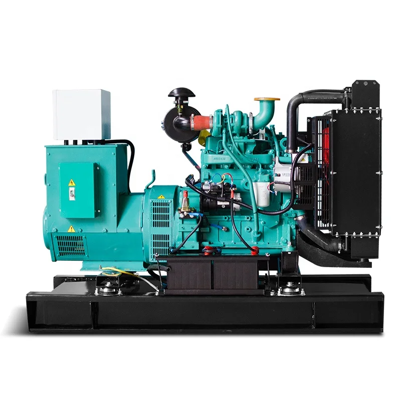 Новый бесшумный двигатель Cummins 4bta3.9-G2 50 кВт дизельный генератор для резервного