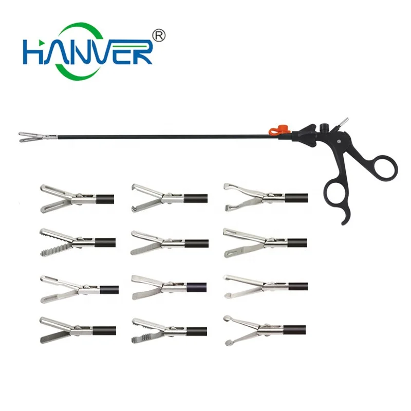 5mm 10mm Medical Laparoscopic Surgical Grasping Forceps