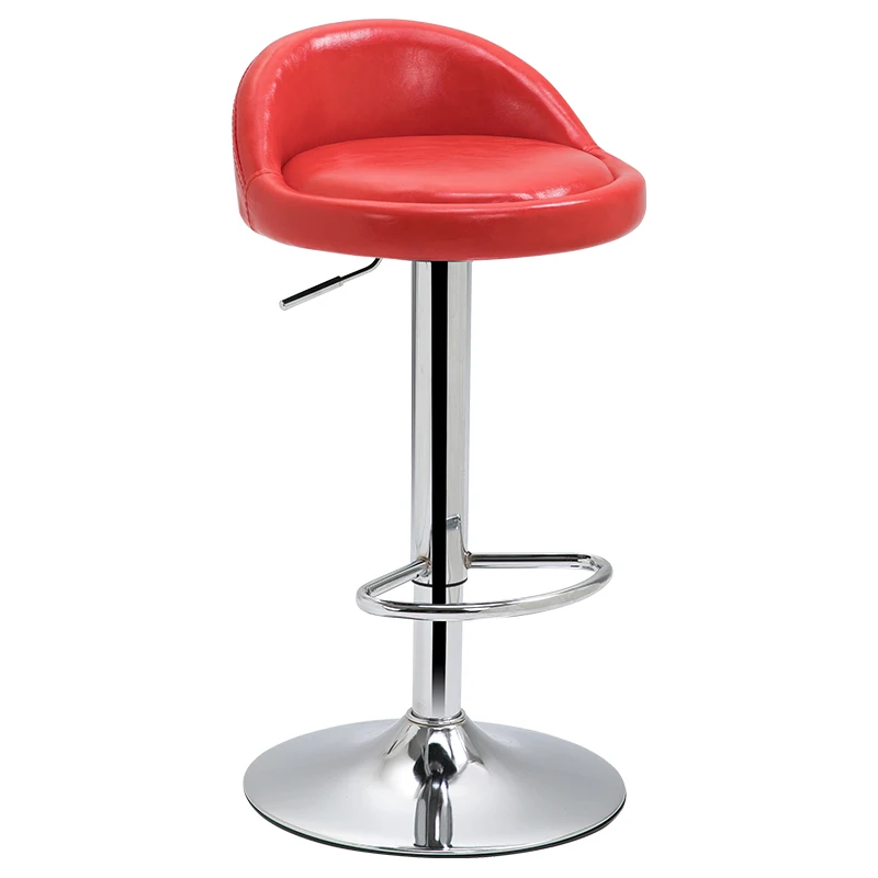
PU Leather Barber Shop Memory Foam Height Adjustable Bar Stool Chair for Office Hall Living room furniture 