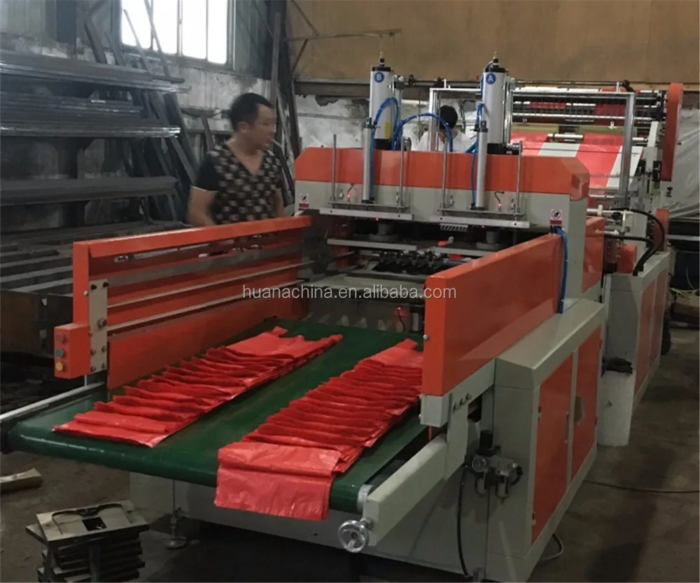 SHXJ-600 полностью автоматическое оборудование для мусорный мешок делая машину