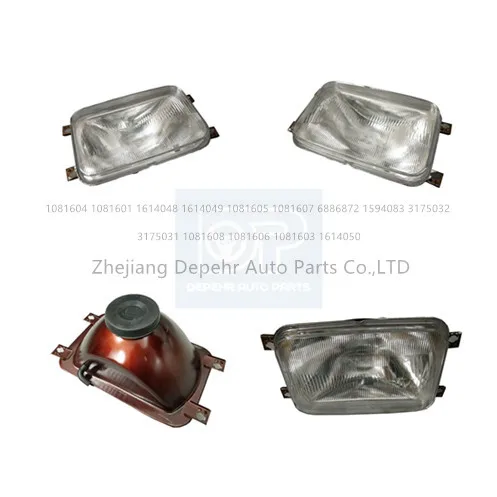 LH 1081604 RH 1081606 Depehr Wholesaler European Tractor Body Parts Head Light Truck Front Head Lamp For volvo