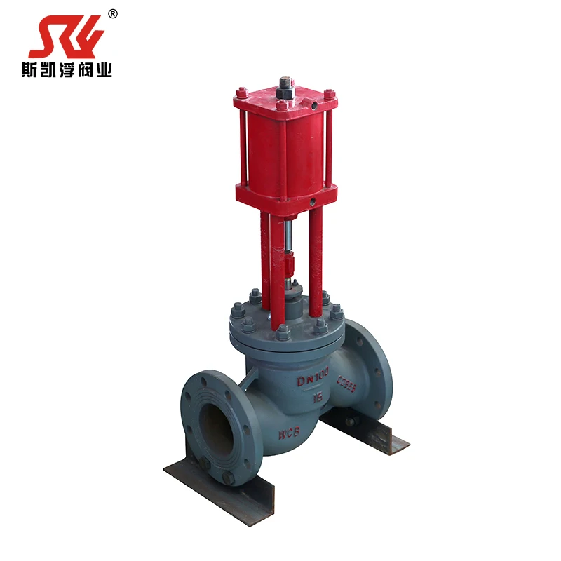 Superior stainless steel pneumatic actuator globe valve