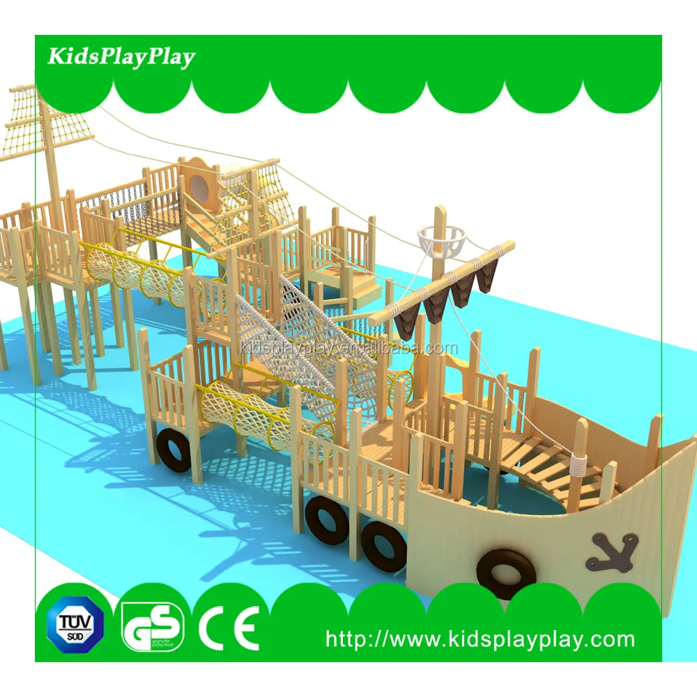 Outdoor Playground Type and Wooden Playground Material kids play house