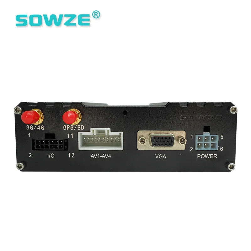 3 г 4CH мобильный dual SD карты dvr и GPS AHD автомобиля Card MDVR плеер H.264