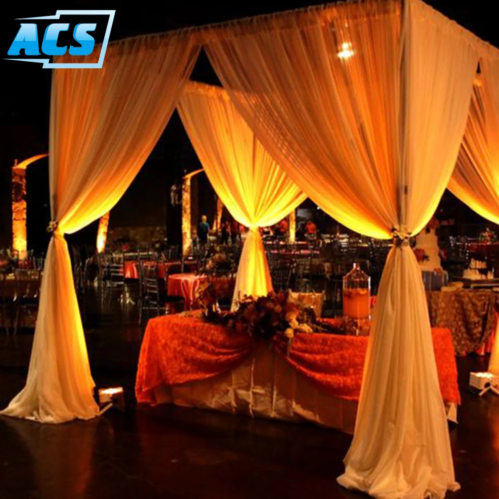 10ftx10ft or 3mx3m pipe and velvet drape Factory Supply modular aluminum pipe