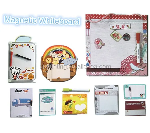 Customized Plastic Border Magnetic Whiteboard Interactive Fridage Magnet Dry Erase Lap board wall hang Whiteboard for Kids