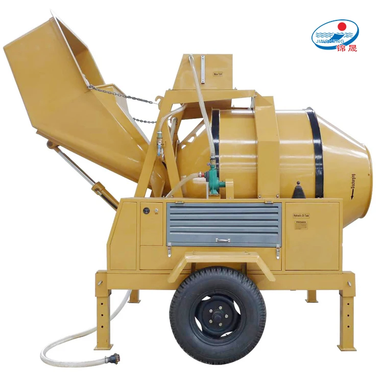 Factory Prices Electric or Diesel Machine JZC750 Self Loading Concrete Mixer
