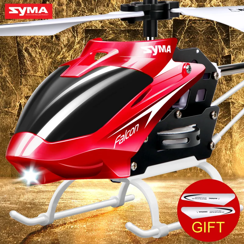 100 Original SYMA W25 2CH RC Aircraft Remote Control Electric Helicopter 2 4GHz Indoor Mini Shatterproof