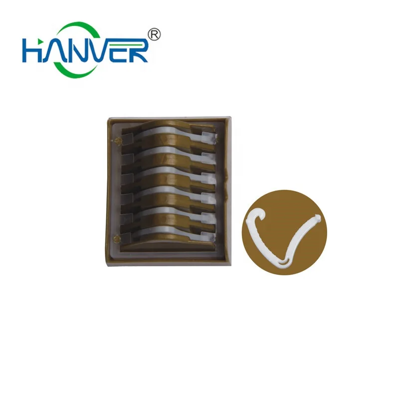 Хирургические одноразовые лапароскопические гемолоковые полимерные лигирующие зажимы