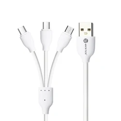 Лидер продаж в США 2021, упаковка с дисплеем, микро 8 pin USB C, 3 в 1, зарядное устройство для кабеля, смешанное автомобильное настенное зарядное устройство, Аксессуары для мобильных телефонов