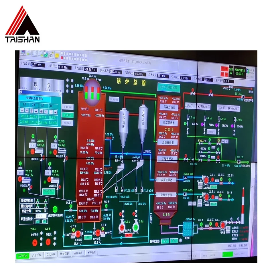 CFB wood pellet Steam Power Plant Boiler