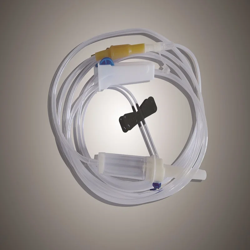 medical consumable infusion set and CKMC giving set with butterfly needle