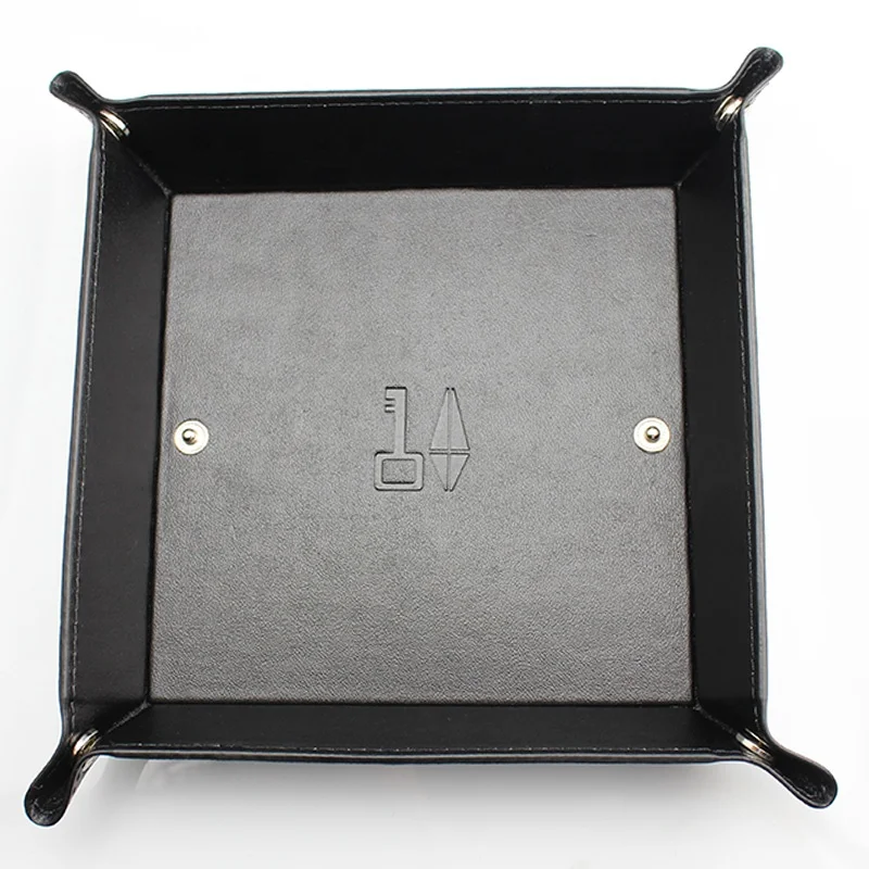 
Hot sale Leather Storage Organizer Key Jewelry Catchall Valet Game Tray 