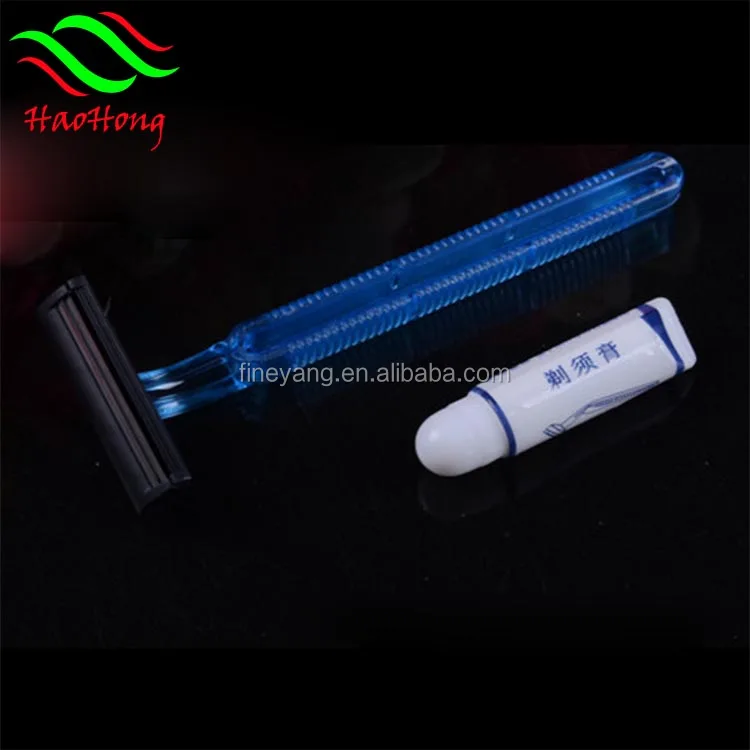 New design hot sale cheap twin blades disposable schick shaving razor for hotel