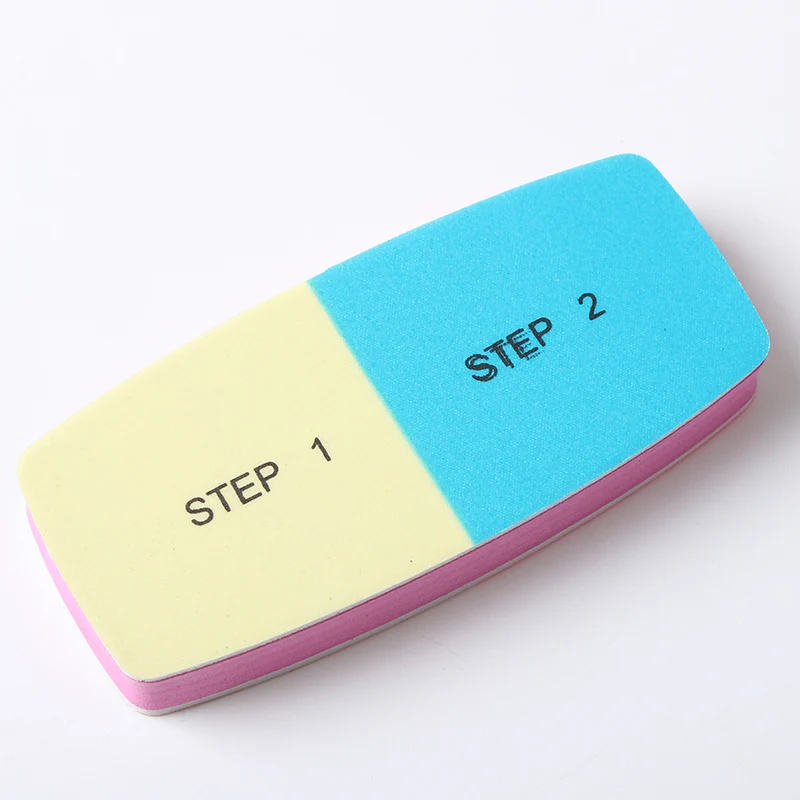 Wholesale custom color disposable sponge nail buffer