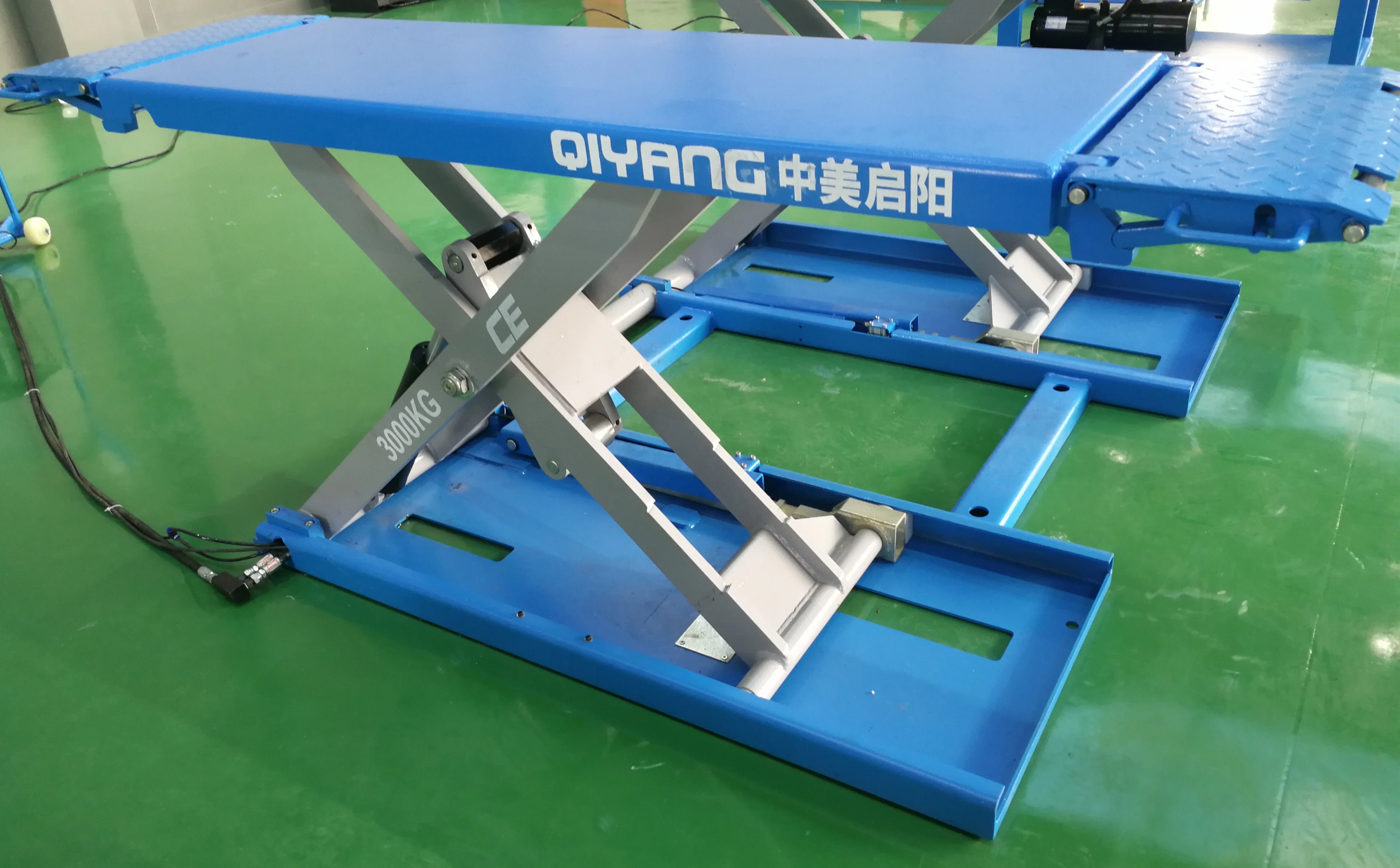 701 mid position rise 3ton scissor car lift