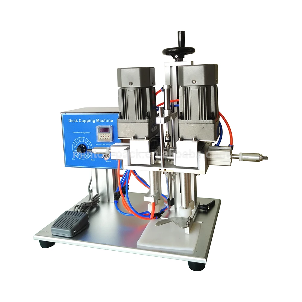 
XLSGJ-6100 Desktop Semi auto Plastic Bottle Cap Sealing Machine 