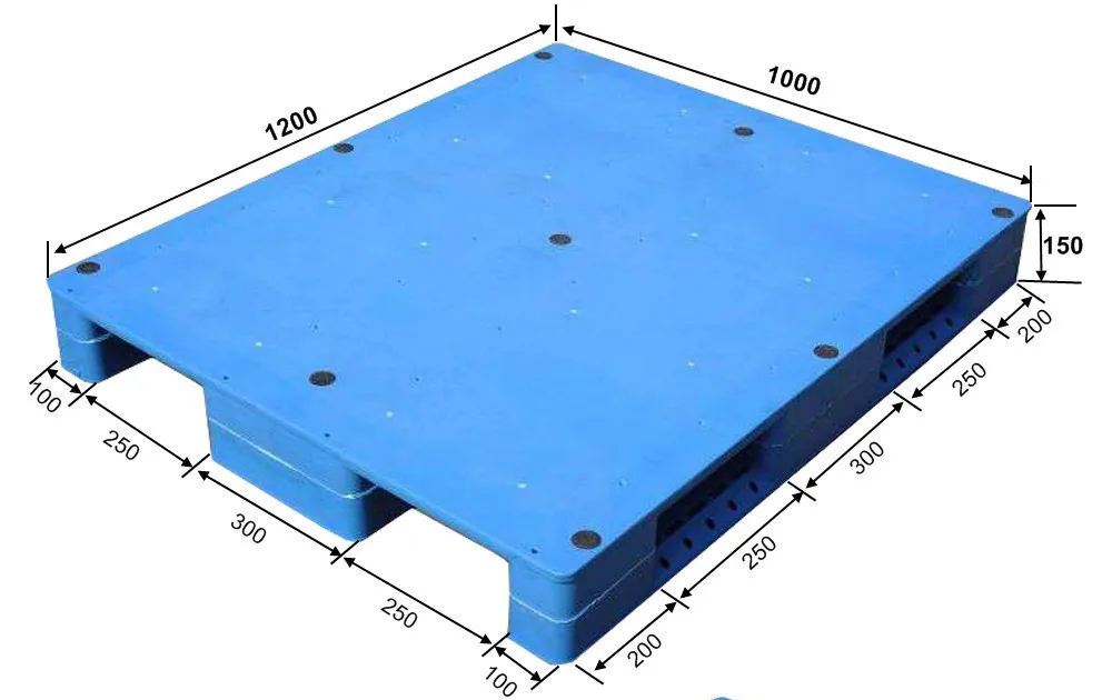 Good Quality 1200*1000 hygienic supplier of injection molded plastic pallets for racking
